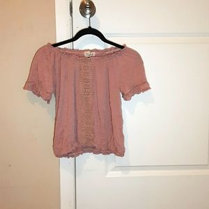Off the shoulder blouse